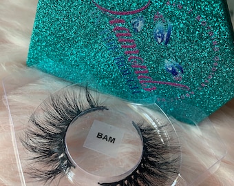 Handgefertigte Wimpern aus Nerz, ohne Tierversuche, leicht