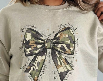 RED Friday Sweatshirt, Remember Everyone Deployed Long Sleeve Shirt, Deployment Gift For Women, Her, Mom, Military Wife, Girlfriend, Family