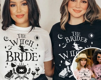 Witchy Tarot Bachelorette Shirt, Gothic Bachelorette, Boho Bride Bridesmaid shirt, Halloween Bachelorette, Astrology Celestial Theme.
