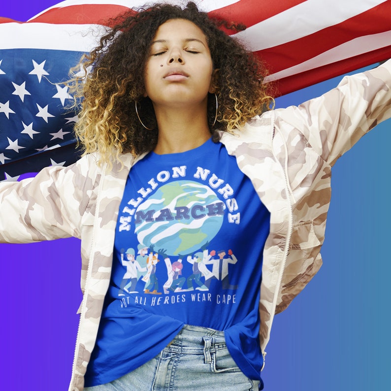 Million Nurse March Shirt United Nurse March Shirt We March Etsy