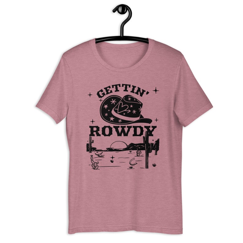 Gettin Hitched Getting Rowdy Nashville Bachelorette Shirt | Etsy