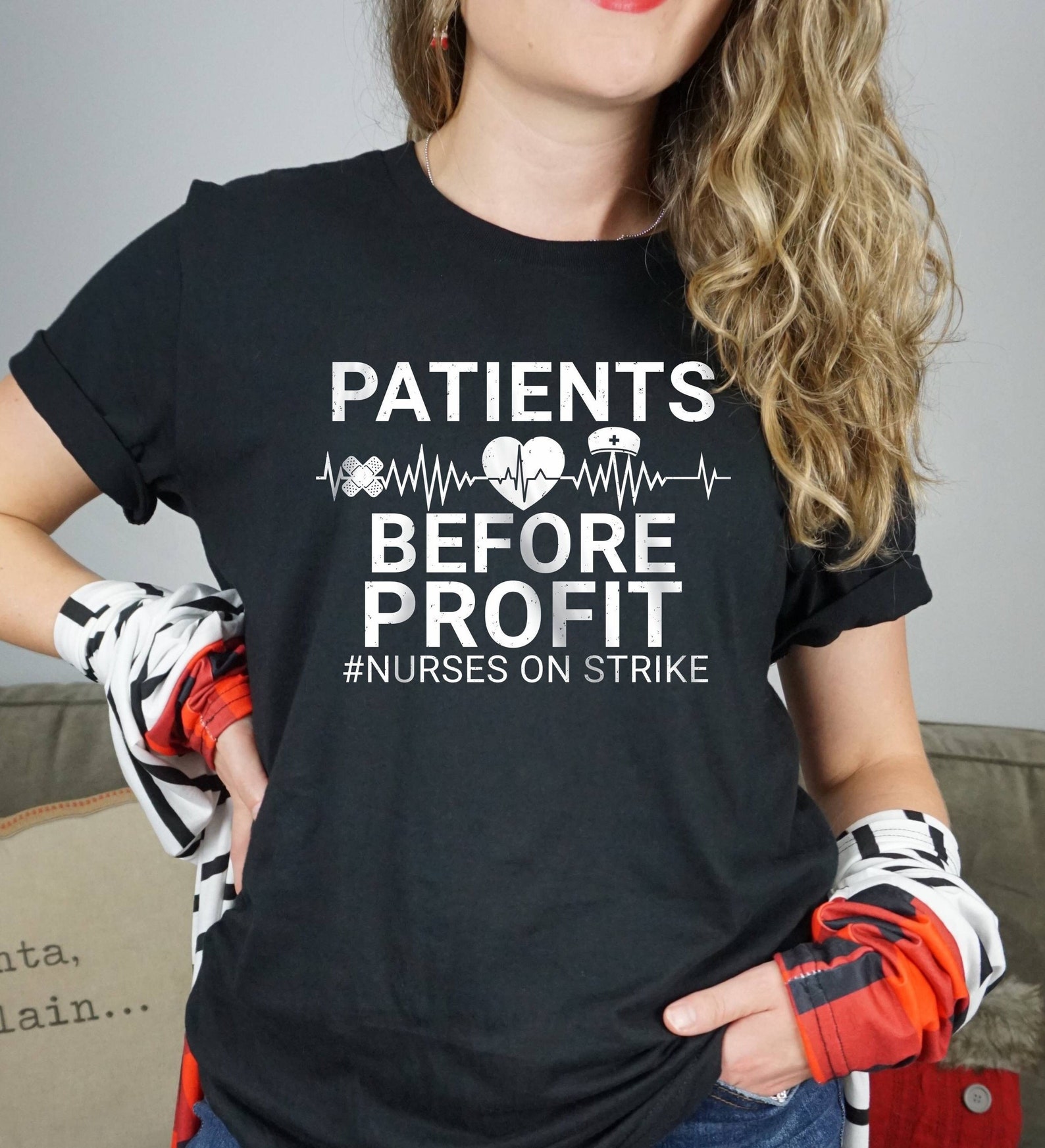 Patients Before Profits Tshirt Save Nursing Shirt Nurse Etsy