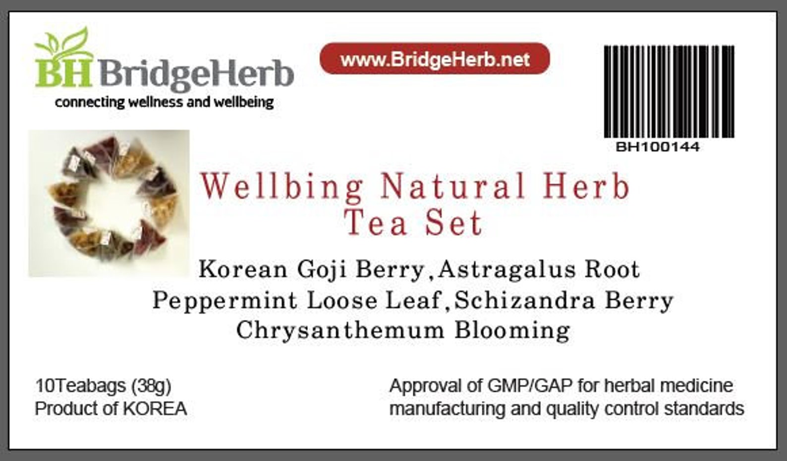 Korean Natural Herb Tea Set Etsy