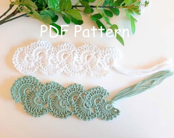 PDF Pattern Crochet Japanese fans Bookmarks, Easy Crochet Pattern for bookworm, booklovers and best gift for him/her and friends