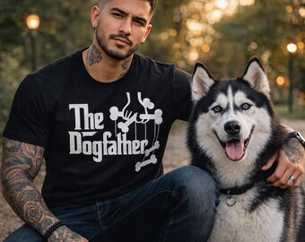 Chemise drôle Dogfather pour animaux de compagnie