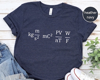 おもしろいオタクTシャツ - 数式で綴られたNERD - クールなギークギフト - 数学オタク - 科学オタク - 物理オタク - 優秀な学生へのギフト - 先生へのギフト