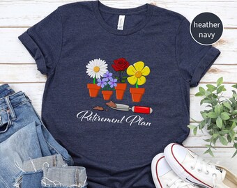面白い退職記念シャツ - 庭師への退職記念ギフト - 退職プランTシャツ - 庭師へのギフト - 退職記念Tシャツ - 女性または男性へのギフト