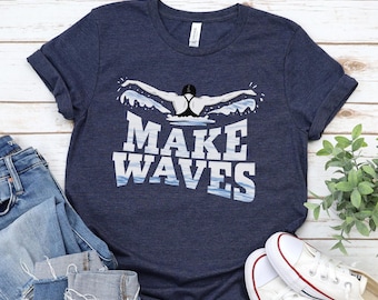 Schwimm-Sweatshirt - Schwimm-Team-t-Shirt - Geschenke für Schwimmer - Schwimm-Mama-Shirt - Schwimm-Team - Geschenk - Schwimm-Treffen - Schwimm-Trainer Geschenk