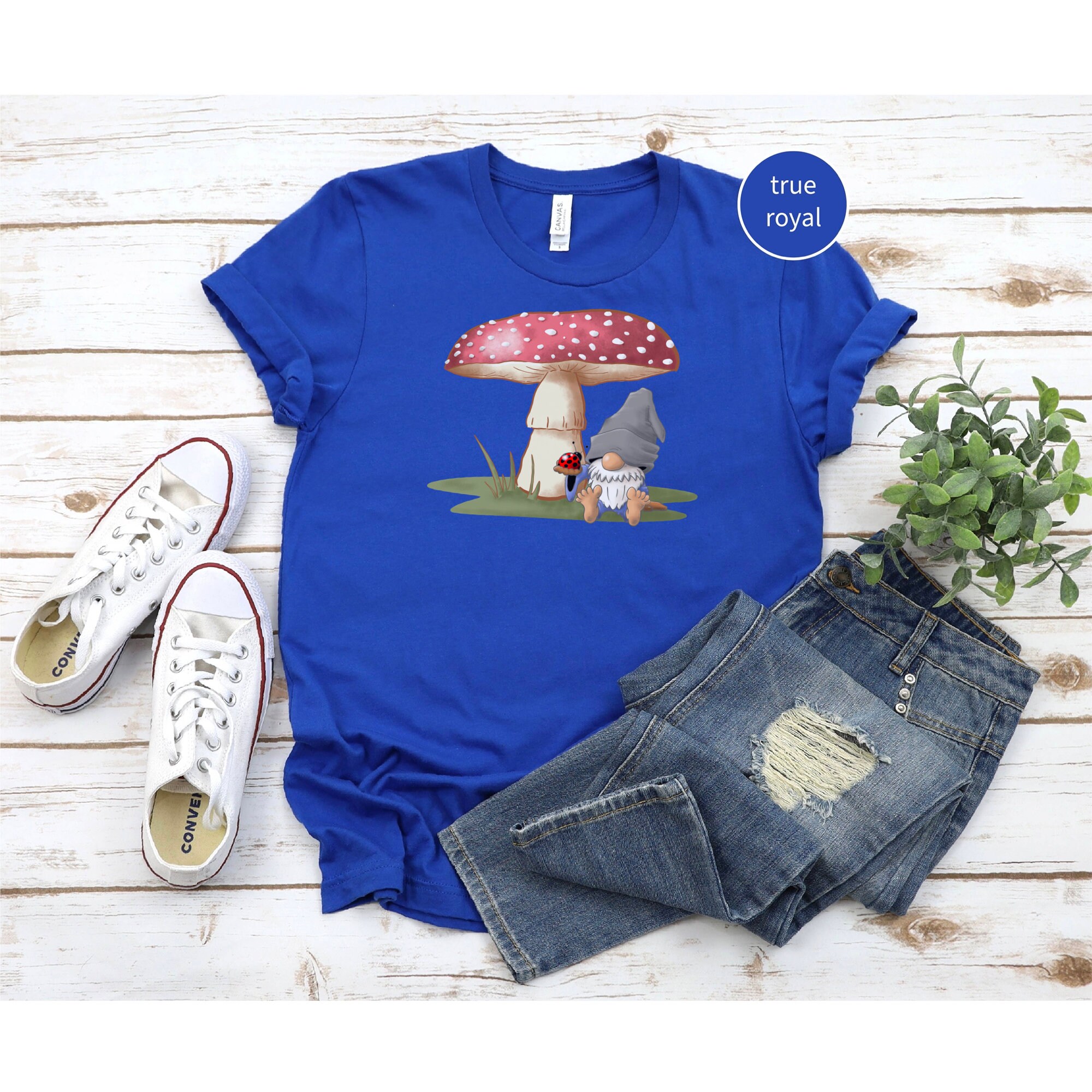 Cottagecore Mushroom Shirt Mushroom Gifts Gnome Gifts Etsy