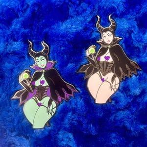 ADULTS ONLY Queen of All Evil Pinup Pin