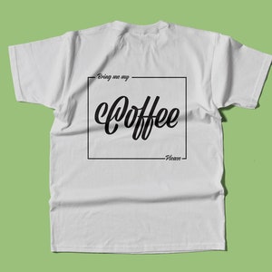 SVG T-Shirt  Coffee