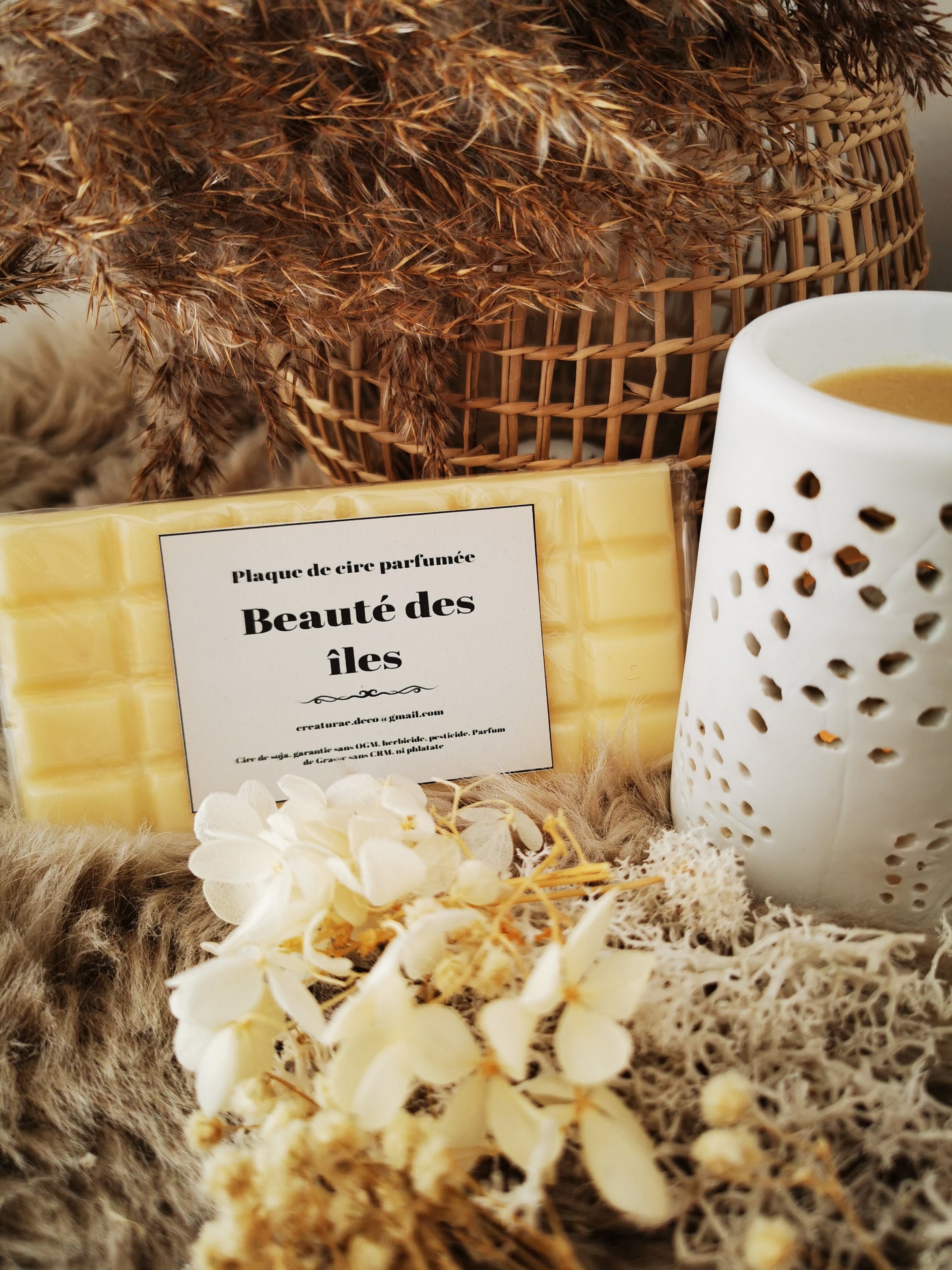 Plaque de Cire Parfumée Beauté Des Îles