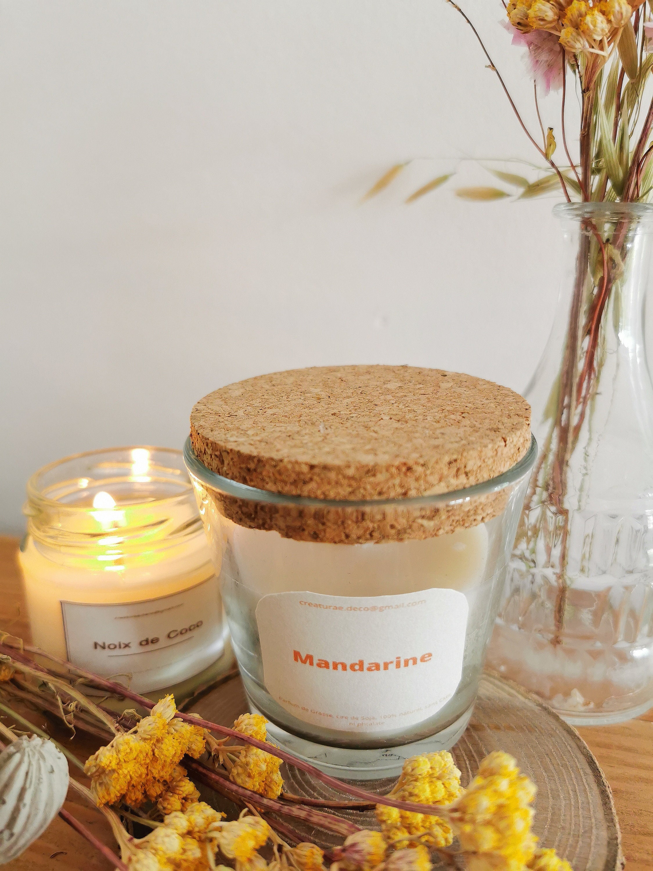 Bougie Naturelle Mandarine