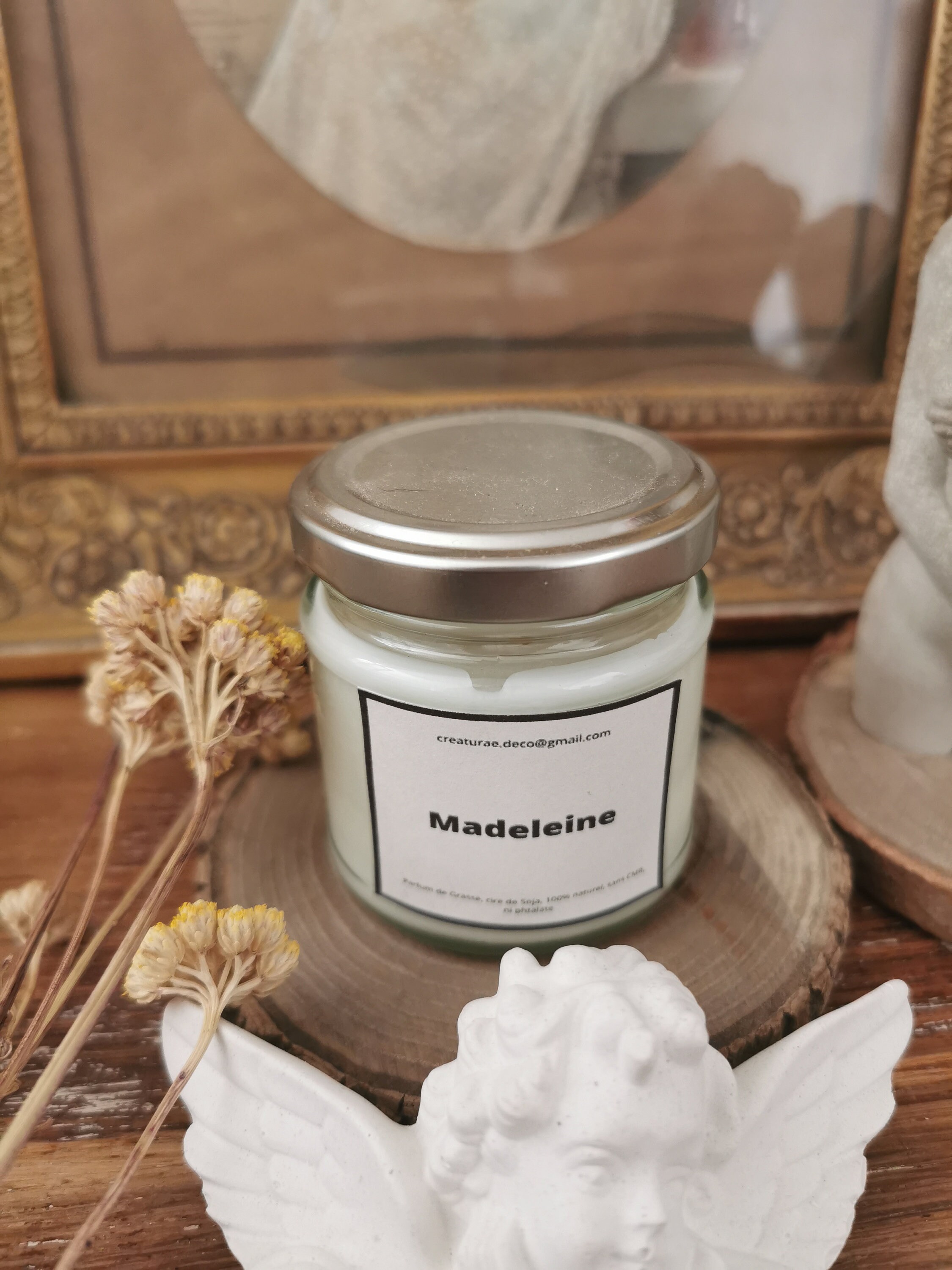 Petite Bougie Naturelle Madeleine