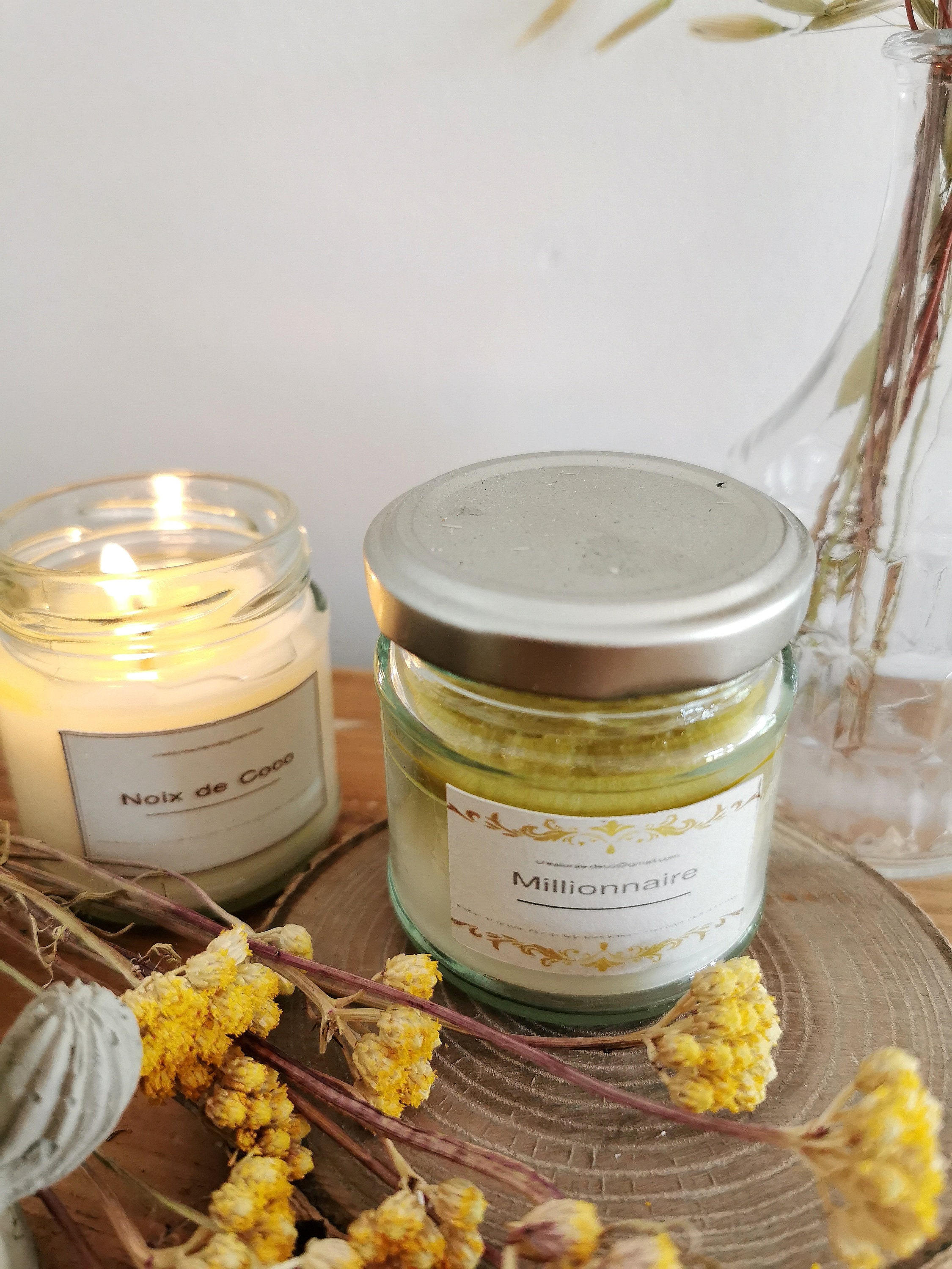 Petite Bougie Naturelle Millionnaire