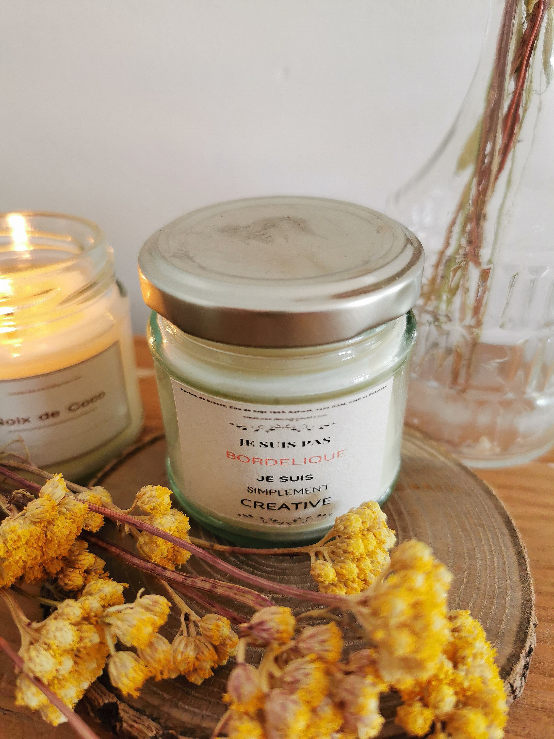 Petite Bougie Naturelle Miel & Noix