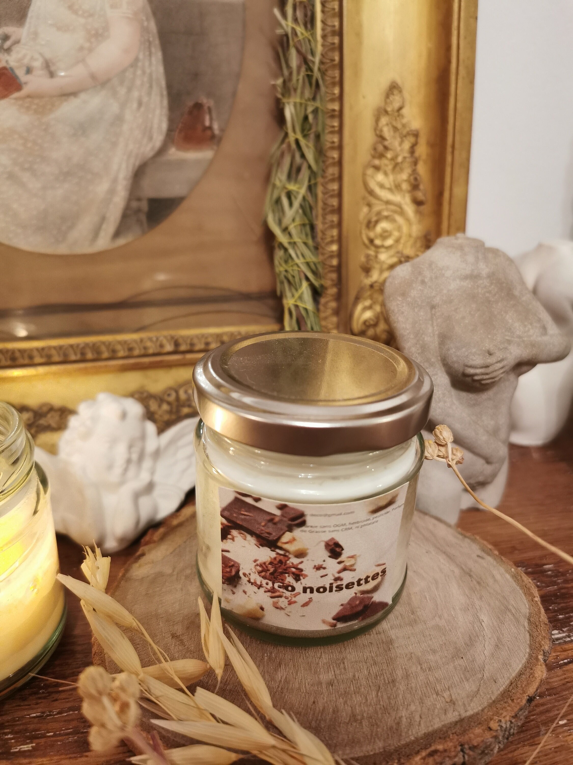 Petite Bougie Naturelle Choco Noisettes