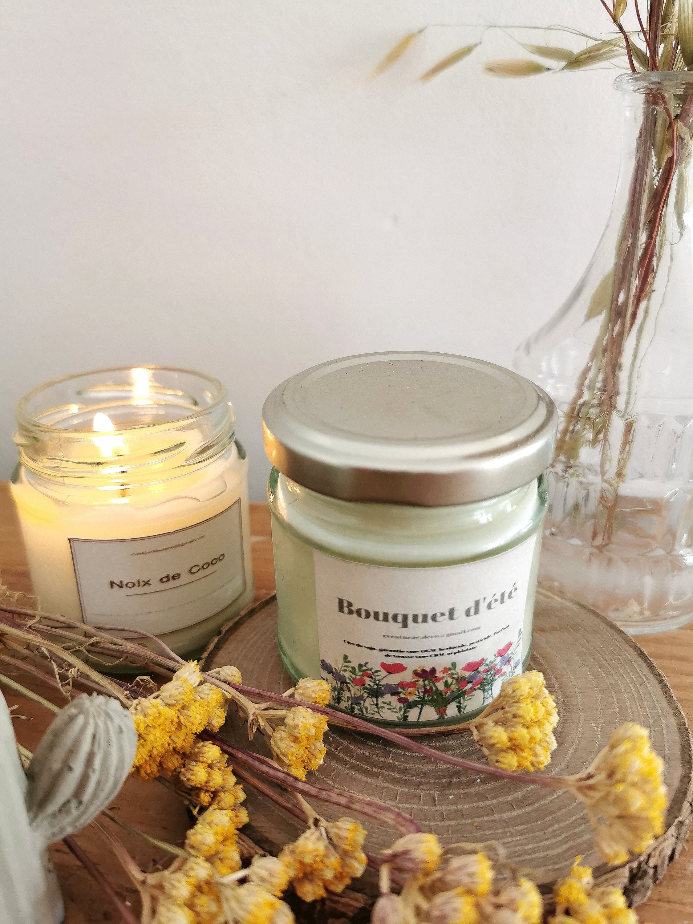 Petite Bougie Naturelle Bouquet d'été