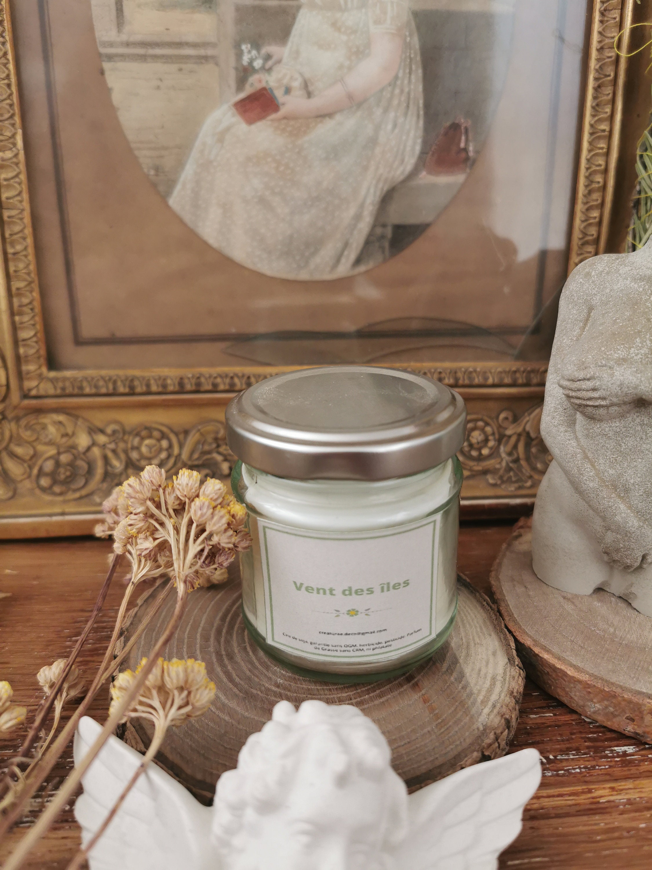 Petite Bougie Naturelle Vent Des Îles