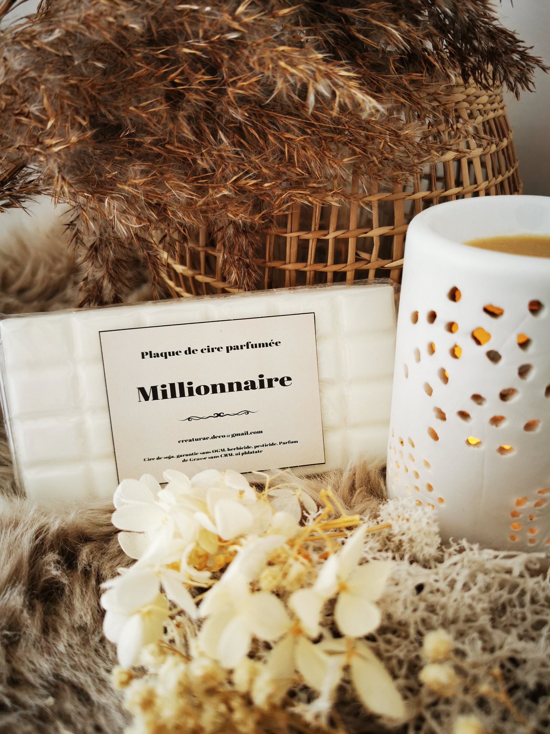 Plaque de Cire Parfumée Millionnaire