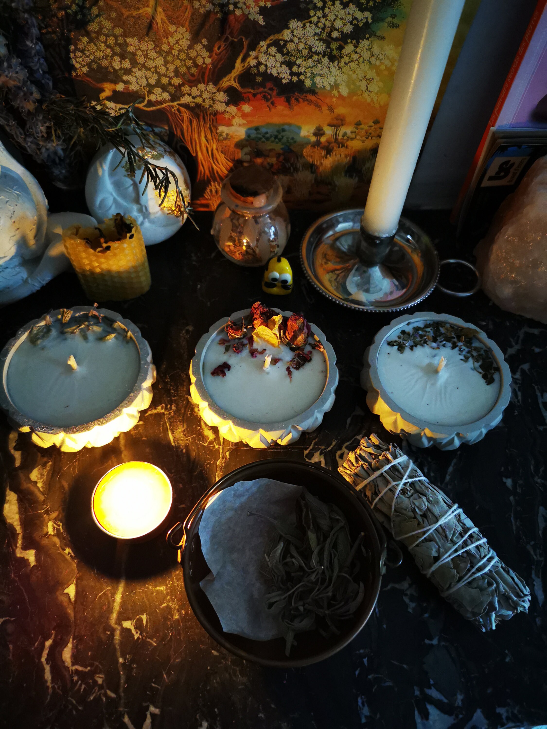 Bougies Vertues Magiques Des Plantes