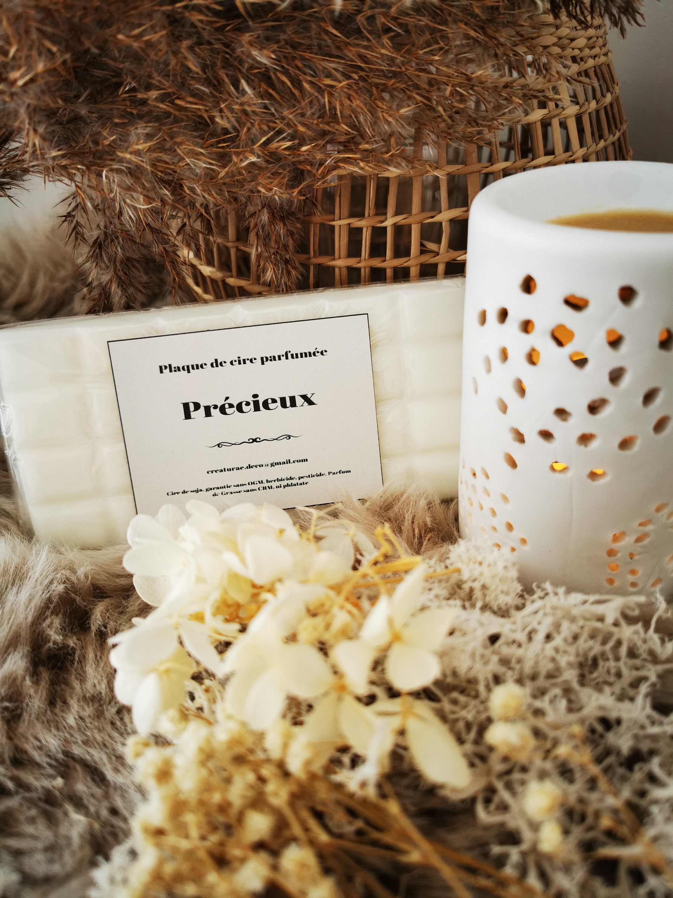 Plaque de Cire Parfumée Précieux