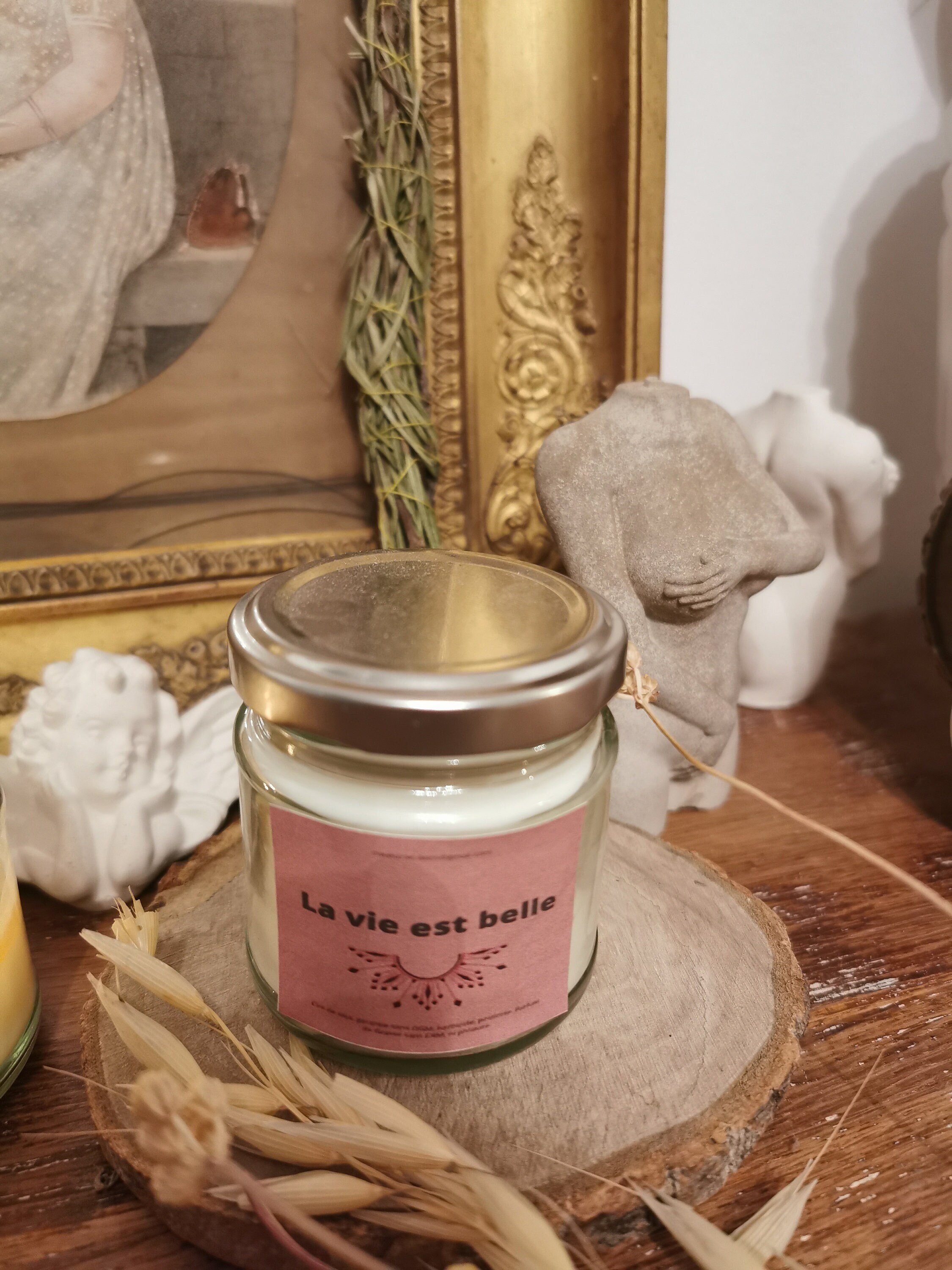 Petite Bougie Naturelle La Vie Est Belle