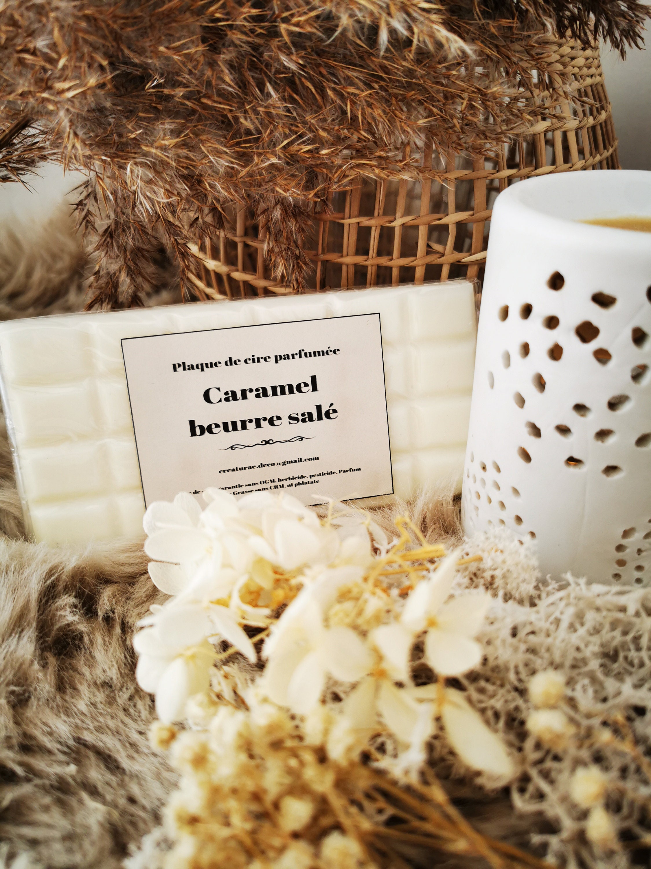 Plaque de Cire Caramel Beurre Salé