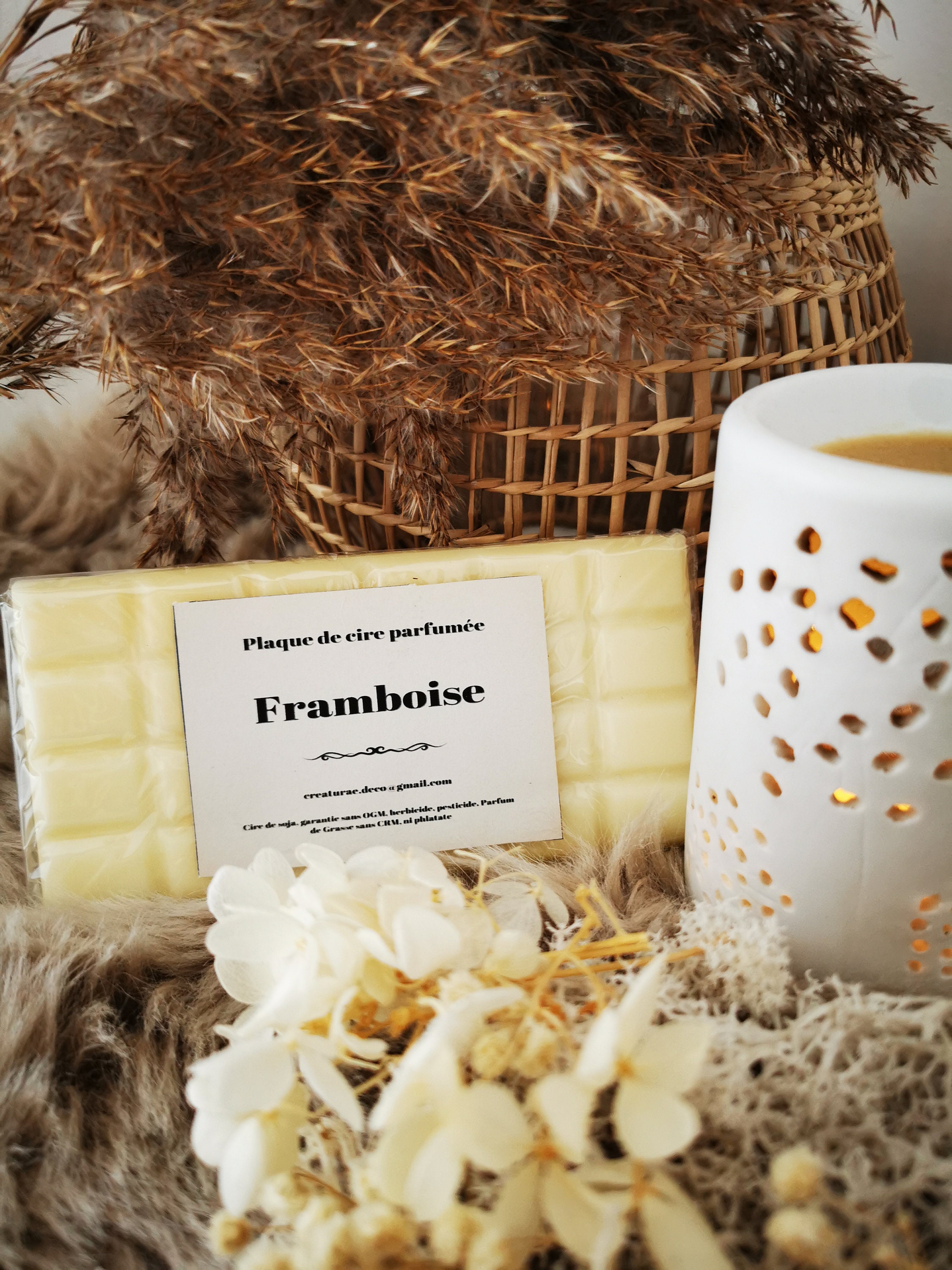 Plaque de Cire Parfumée Framboise