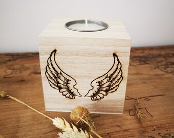 Photophore pyrogravé