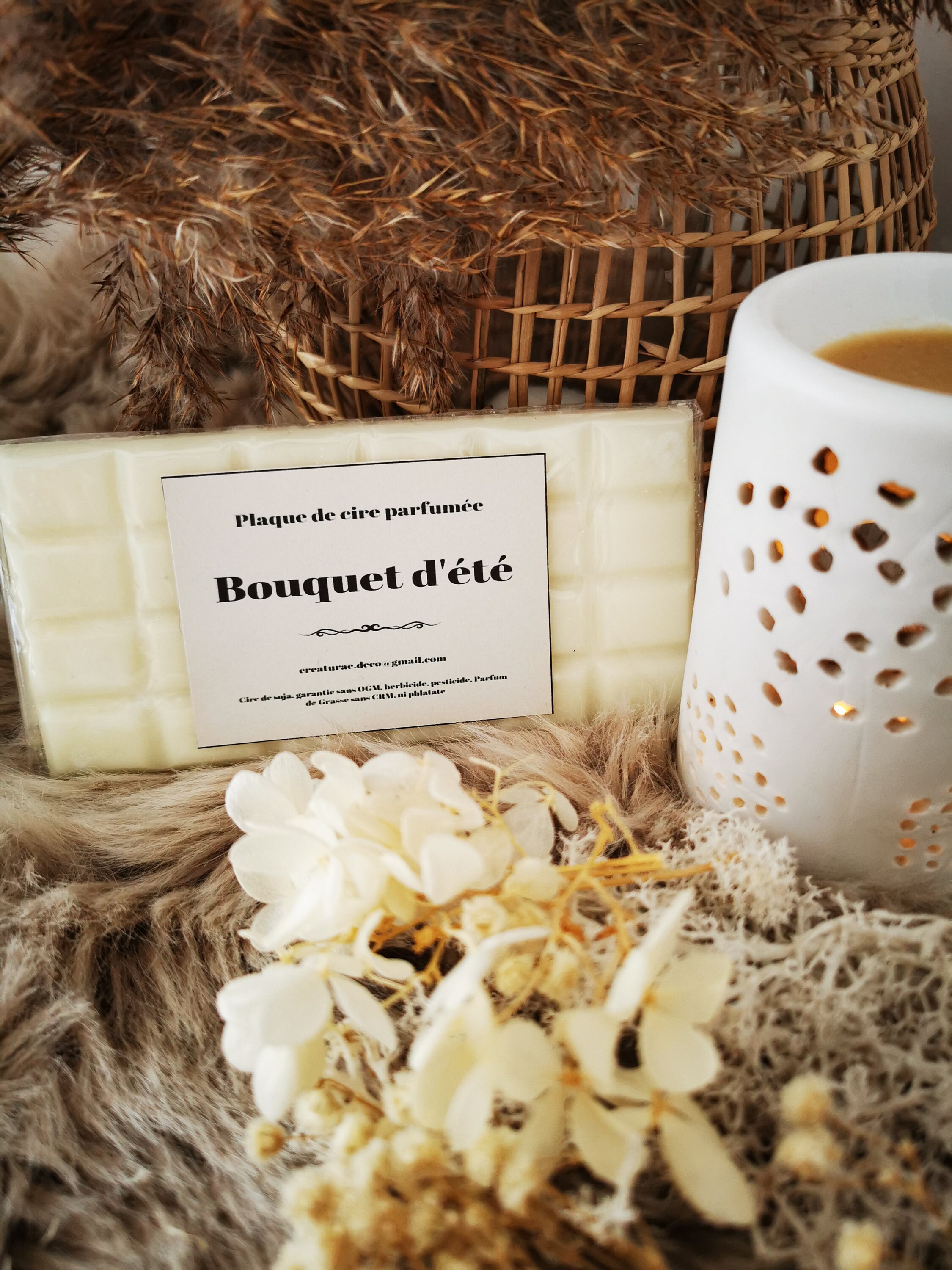Plaque de Cire Parfumée Bouquet d'été