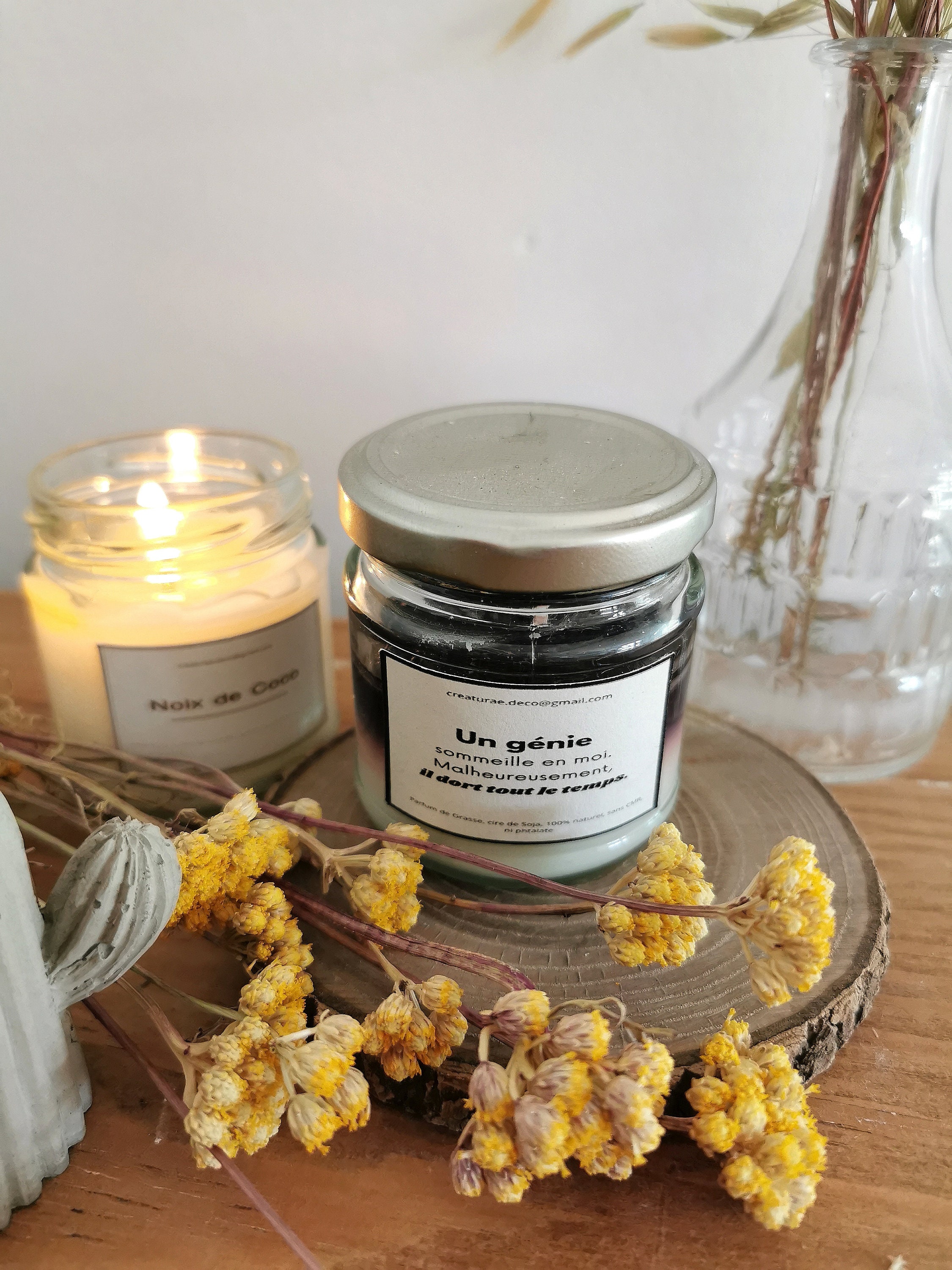 Petite Bougie Naturelle Amour