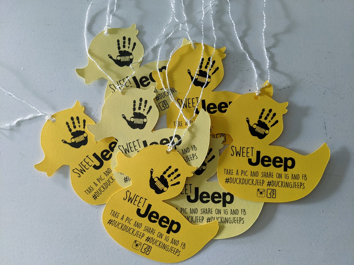Duck Duck Jeep Tags | Etsy