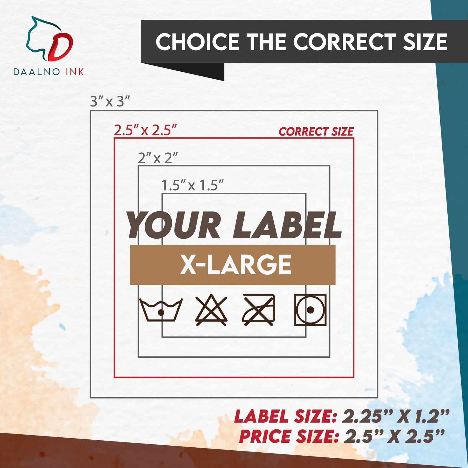 50 500 DTF Tagless Clothing Labels Etsy