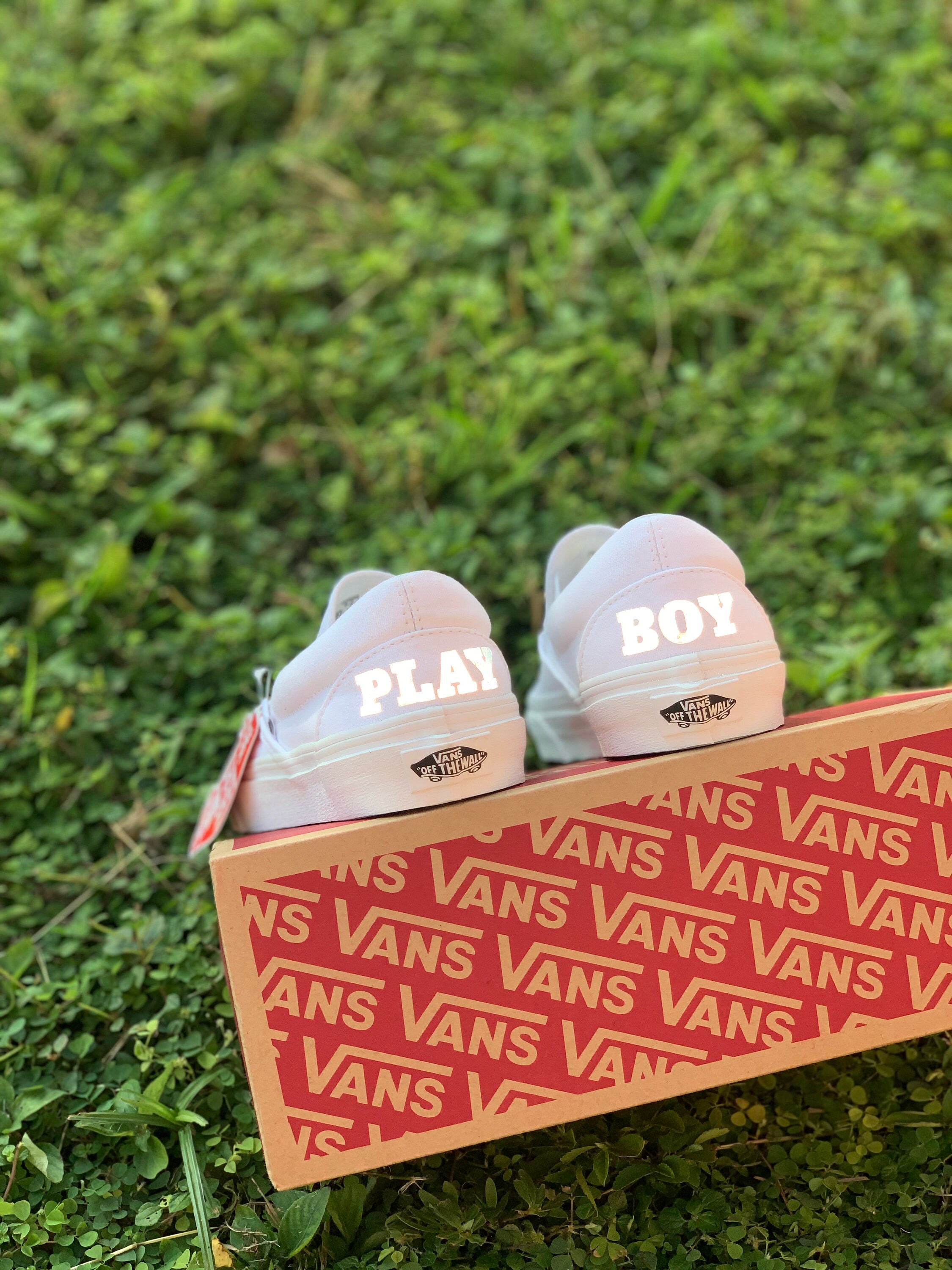 Reflective Playboy Bunny Vans Etsy