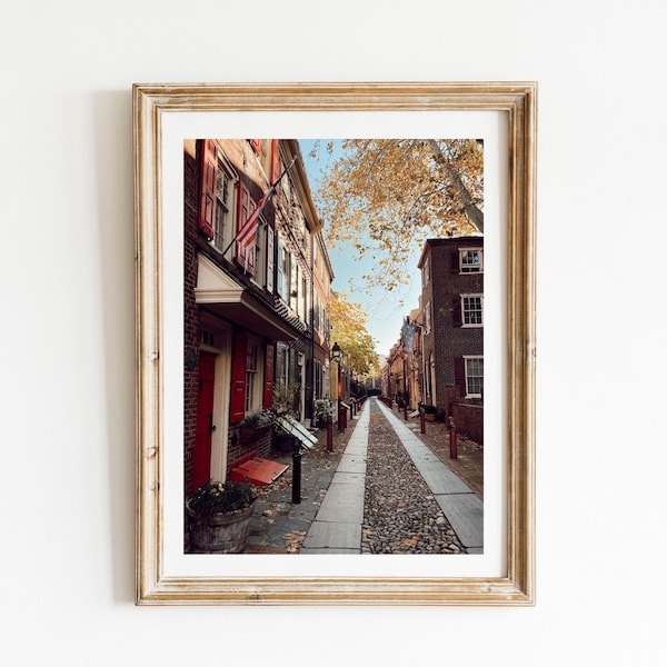 Elfreth's Alley Philadelphia Print