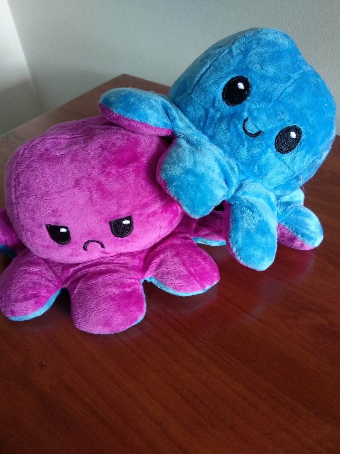 Doublesided flip reversible octopus plush toy two faces Etsy