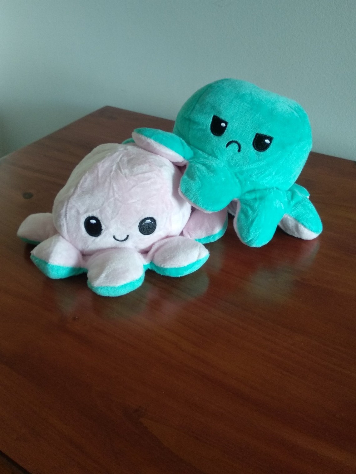 Doublesided flip reversible octopus plush toy two faces Etsy