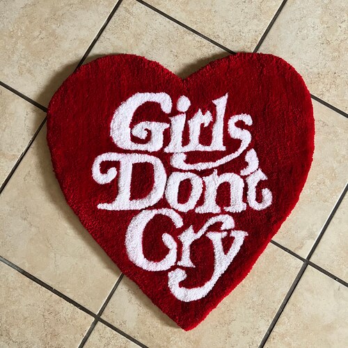 Tufted Handmade Girls Dont Cry Rug Etsy Australia