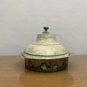 Antique Copper Serving Plate, Decorative Copper Table