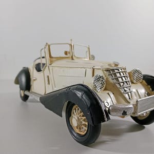 metal car, vintage car, antique car, handmade car, model car, classic car, hobby car, collector car, sports car, convertible, English car,