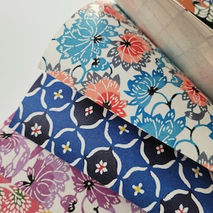 Katazome Washi Paper Assorted Pack, 8.6&quot;x 11.8&quot;, Stencil Dyed Paper, Japanese Handmade Crafting Paper, Collaging, Book Binding