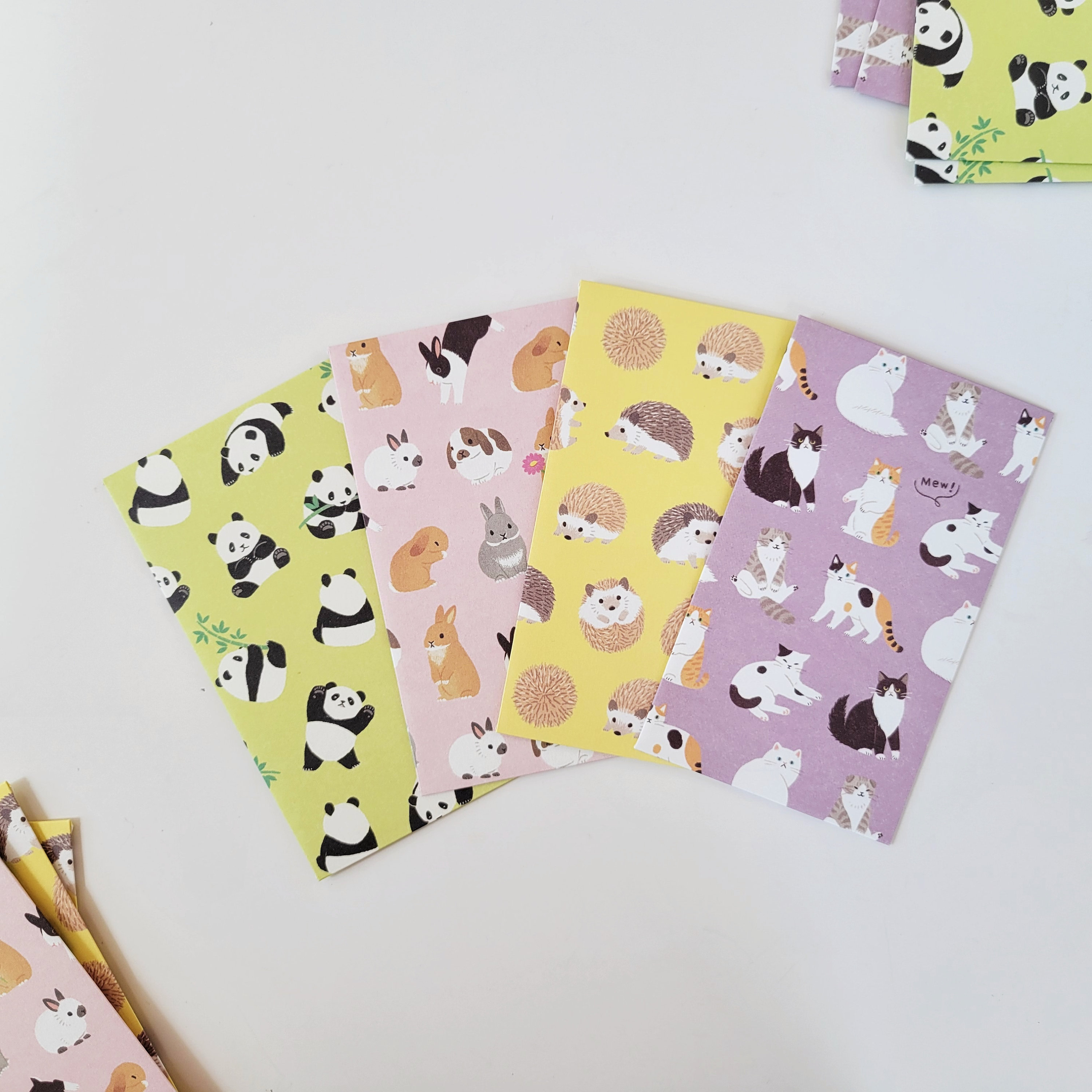 Animal Mini Envelopes, Mini Message Envelope, Coin Gift Card Holders ...