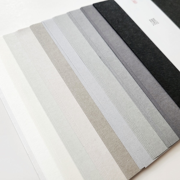 Gray and White Paper - Etsy