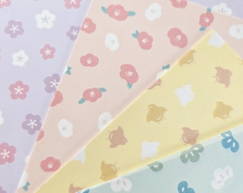 Japanese Motif Origami Design Paper, 6"x6", One Sided, Modern Japanese Style Scrapbook Collage Paper, 15x15cm, 4 Designs, 48 sheets