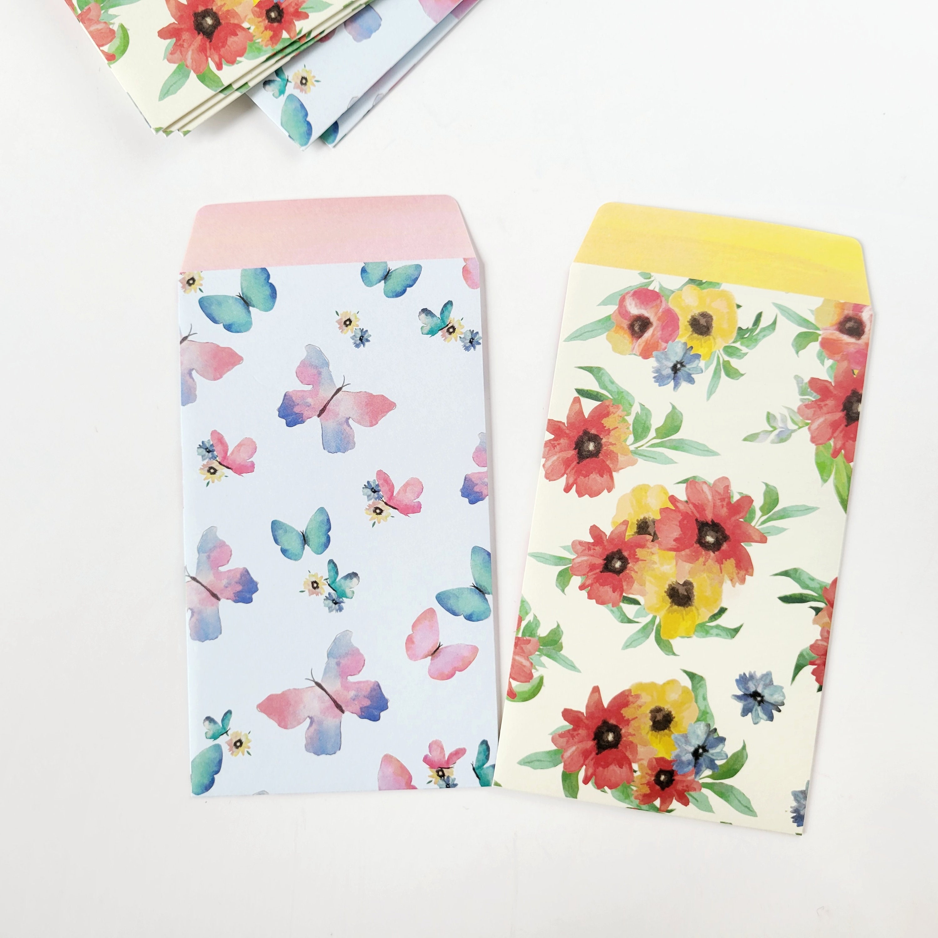 10 Gift Card Coin Envelopes, Gift Card Holders, Mini Small Envelopes ...