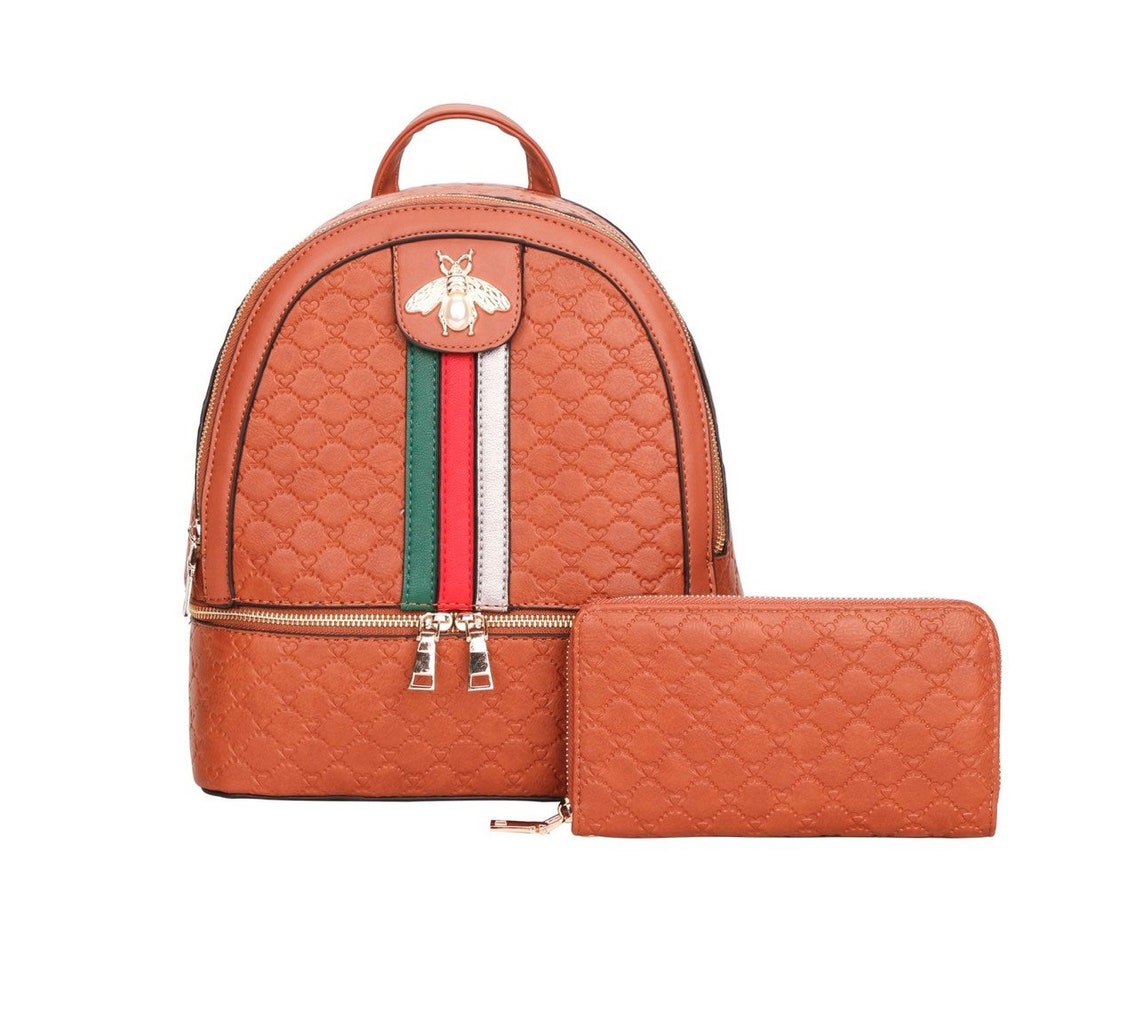 Queen Bee Backpack Purse Etsy