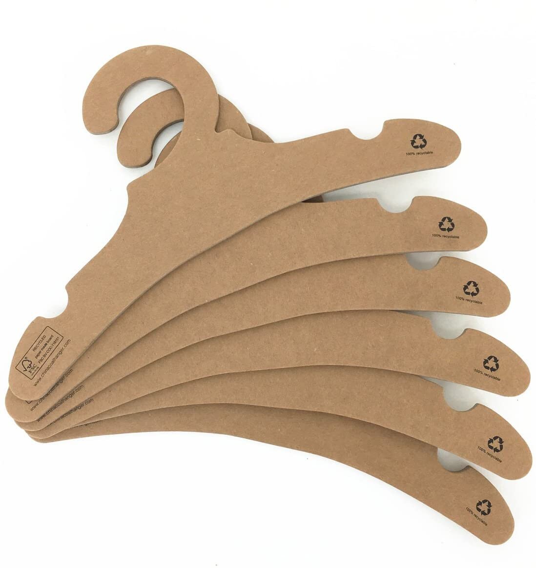 KOOBAY 11 Recycled Paper Hangers Kids Cardboard Clothes Etsy