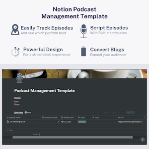 Notion Podcast Management Template