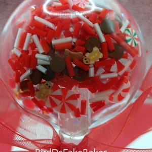 Gingerbread Resin Lollipop